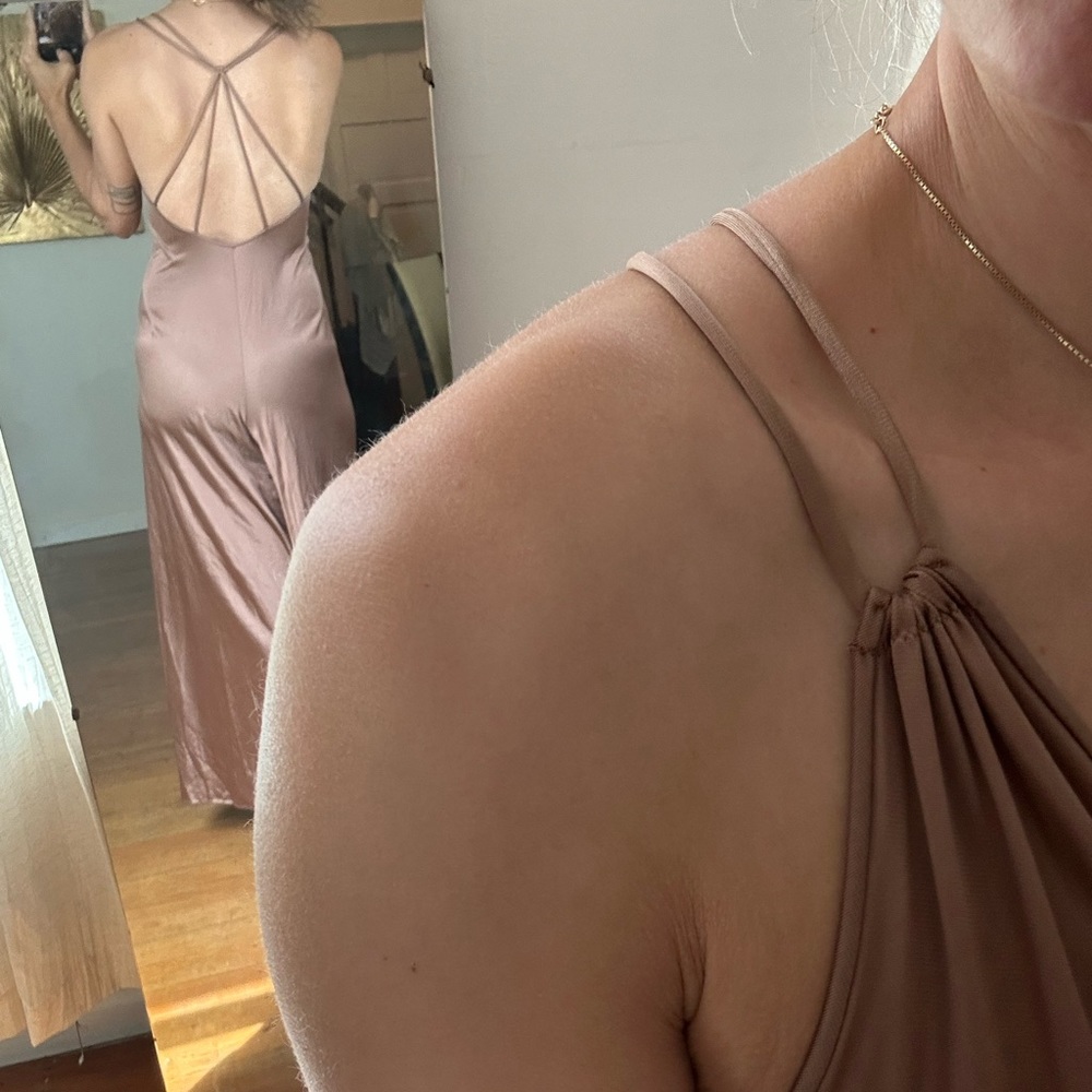 Sexy brown Polyester jumpsuit!!!